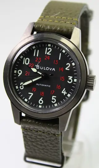 Bulova - Automatic Military Style - 98A255 - Heren - 2011-heden