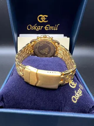 Oskar Emil Chronograph 007 Gold Plated - Caesium 007 - Heren - 2011-heden