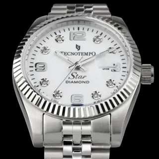 Tecnotempo - Star Diamond 100M - Limited Edition - - TT.100D.DB (White) - Dames - 2022