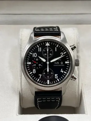IWC - Pilot Chronograph - "NO RESERVE PRICE" - IW371701 - Heren - 2000-2010