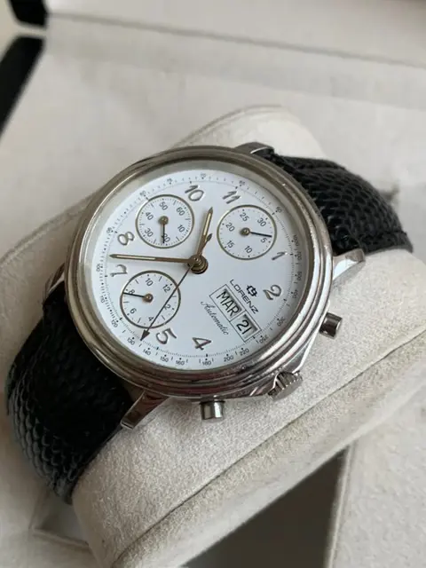 Lorenz Automatic - 7750 Automatic Chronograph 3 ATM - 15680 - Heren - 1990-1999