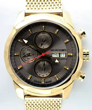 Val Du Temps - "Montreux" - Swiss Automatic Chronograph - Sellita SW500 - Ref. No: VDT011-500-11GM - Heren - 2022