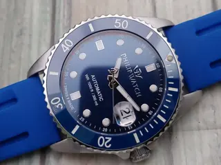 Philip Watch - Caribe Automatic - Diver 30ATM - WR 300 - 8223216002 - Heren - 2011-heden