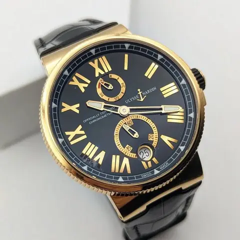 Ulysse Nardin - Maxi Marine Chronometer Manufacture 45 Mm Rose Gold - UN1186-122-42 - Heren - 2011-heden