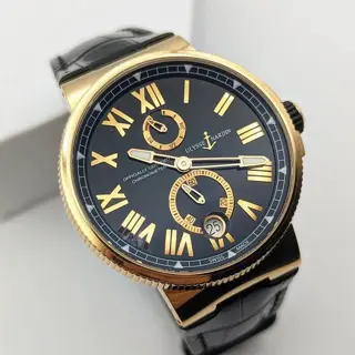 Ulysse Nardin - Maxi Marine Chronometer Manufacture 45 Mm Rose Gold - UN1186-122-42 - Heren - 2011-heden