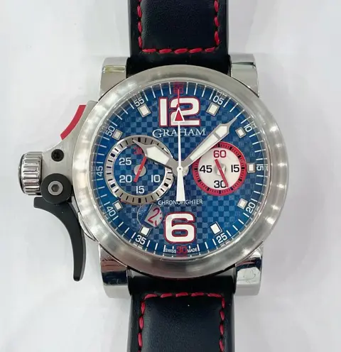 Graham - Chronofighter RAC Trigger Blue Dial - 2REAS.U01A.L9 - Heren - 2000-2010