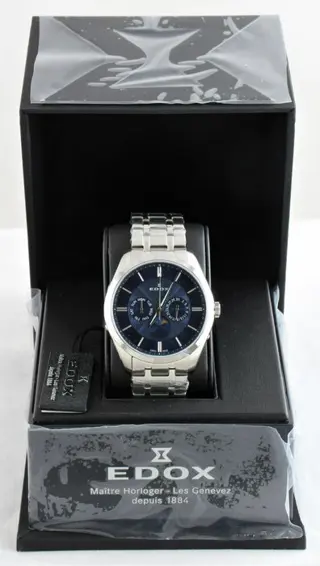 Edox - Les Vauberts - Moon Phase - Ref. No: 40008 3M BUIN - Heren - 2011-heden
