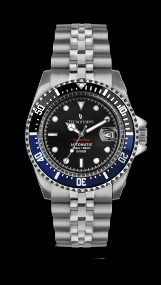Tecnotempo - "NO RESERVE PRICE" Diver 300M WR "UnderSea" - TT.300US.NB (Black/Blue) - Heren - 2022