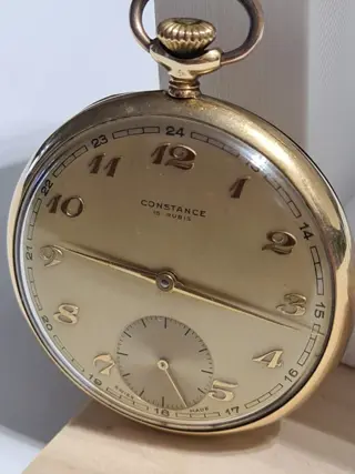 Constance - 15 Rubis 14kt gold pocket watch - 9262 - Heren - 1901-1949