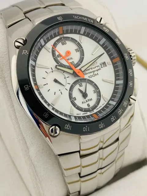 Seiko - Sportura - Chronograph-Alarm - 7T62-0ED0 - Heren - 2000-2010