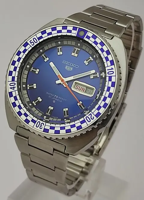 Seiko - "Rally" 5 Sports Day&Date Automatic - 6119-7173 - Heren - 1970-1979