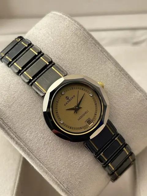 Candino Swiss - Hardshell - Movement: ETA 956.112 Caseback: 7.080.0.1.80 - Dames - 2000-2010