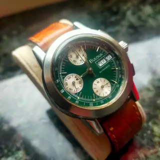 Bulova - Chonograph valjoux 7750automatic - Heren - 1980-1989
