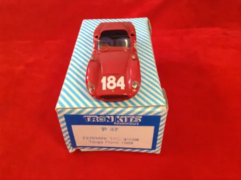 Tron Kits - made in Italy - 1:43 - ref. #P47 Ferrari 500TRC Sport chassis #0670MDTR Targa Florio 1965 #184 Taglliavia/Semilia