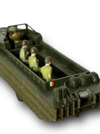 Dinky Toys - 1:55 - Camion Militaire Amphibie ref. 825 Made in France Meccano