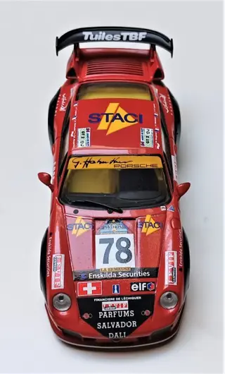 Minichamps - 1:43 - 1997 Porsche 911 GT2 LM - 9th overall and winner Class LMGT2 - M. Neugarten/G. Martinolle/J. Lagniez