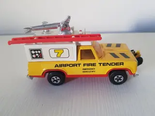 Matchbox - Plymouth Trail Duster Fire Tender, Doctor's Emergency Car, Ambulance, Mercury Police Car/ - 350SL Mercedes, K-9/K-62/K-49/K-23/K-61 SuperKing