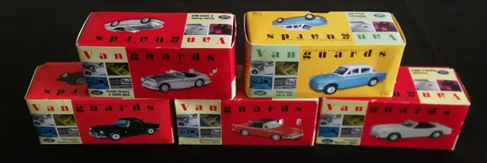 Vanguards - 1:43 - Collezione di 5 modellini d'epoca