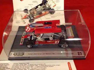 Brumm Special - Promotional Gilleneuve - 1:43 - ref. #P003 Ferrari 126CK Turbo F.1 winner GP Monaco 1981 #27 Gilles Villeneuve - genummerd #261/500