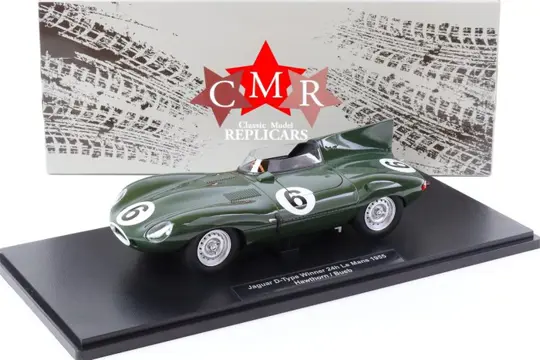 CMR Classic Model Replicars - 1:18 - Jaguar D-Type Longnose #6 Winner 24h Le Mans 1955 - Hawthorn / Bueb