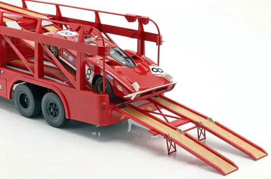 Norev - 1:18 - Fiat Bartoletti 306/2- Ferrari race transporter Le Mans