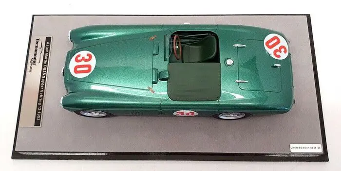 Tecnomodel Mythos - 1:18 - Aston Martin DB3S Spyder Sebring 1953 - Limited Edition of 80 pcs. (Individually Numbered)