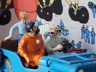Hergé/Moulinsart - 1:43 - EERSTE EDITIE van de eerste 3 Kuifje-auto's (n°1/2/3)