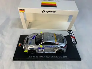Spark - 1:43 - Audi TT-RS No.110 - 24 hours of Nüburgring 2012 - Limited 500 pcs. - Drivers: H.Schmersal - "C.Tiger" - P.Kaiser - T.Sluis