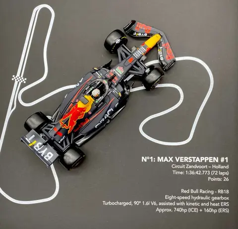 Red Bull Racing - 1:43 - Framedwheels - F1 Dutch GP 2022 - Circuit Zandvoort Holland - RB18 #1