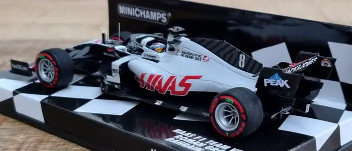Minichamps - 1:43 - Haas F1 Team VF-20 #8 Romain Grosjean - Bahrain GP 2020 - Limited Edition 300 pcs.