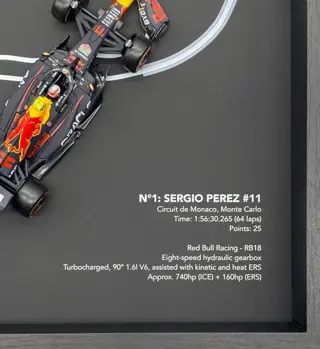 Red Bull - 1:43 - Framedwheels - GP F1 Monaco 2022 - Sergio Perez RB18 #11