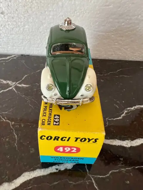 Corgi - 1:43 - Volkswagen Polizia ref. 492 originale - Gemaakt in Groot-Brittannië