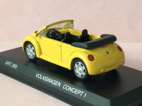 DetailCars - 1:43 - 2x VW Beatles Concept 1 1994 Cabrio - Modelnummer: ART 263 / ART 264
