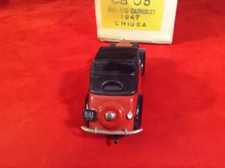 CB Automodelli - made in Italy - 1:43 - Fiat 1100 Cabriolet closed version stradale road 1947