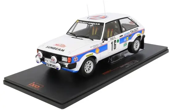 IXO Models - 1:18 - Talbot Sunbeam Lotus #16 Rallye Monte-Carlo 1981 - G. Frequelin / J. Todt