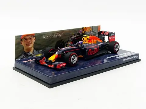 Minichamps - 1:43 - Red Bull Racing TAG Heuer RB12 #33 3rd Place German GP 2016 - Max Verstappen - Limited Edition of 1.000 pcs.