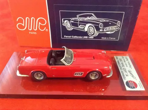 A.M.R. by Andrè-Marie Ruf - made in France - 1:43 - ref. #AMR001111 Ferrari 250GT California Spider LWB 1960 Stradale road car - genummerd #487/500