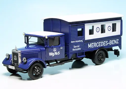 Schuco - 1:43 - Mercedes-Benz Lo 2750 'Rennabteilung Spezial-Werkstätte' - (Limited Edition of 750 pcs.)