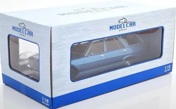 Modelcar Group - 1:18 - Peugeot 504 Break GR - 1975/1978 - blauw metallic