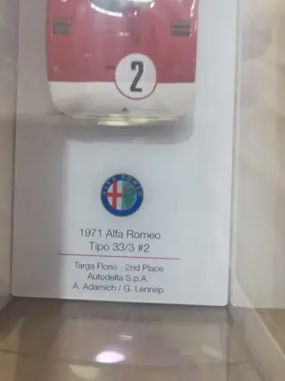 TrueScale Miniatures - 1:43 - Alfa Romeo Tipo 33/3 - 2e plaats Targa Florio 1971