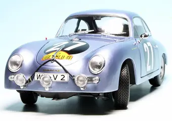 Schuco - 1:18 - Porsche 356 A Carrera Coupé #27 Sieger ''Lüttich-Rom-Lüttich 1960''