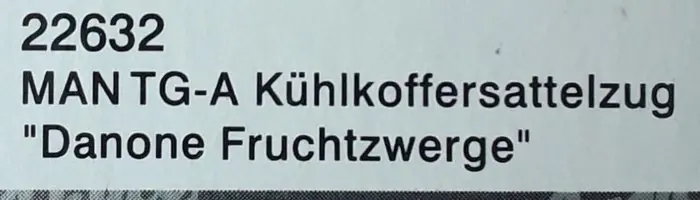 Schuco + Corgi - 1:87 - MAN + VOLVO - Danone + Weetabix