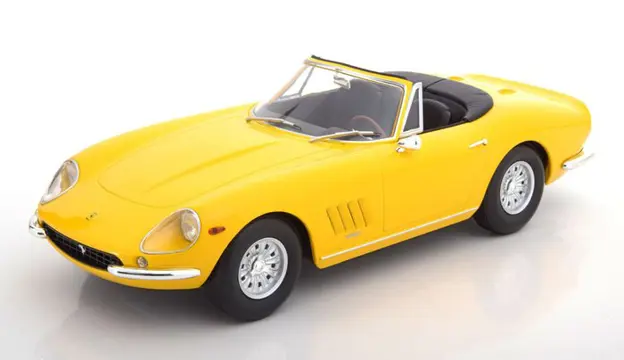 KK Scale - 1:18 - Ferrari 275 GTB/4 NART 1967 - met Speciale Aluminium Velgen - Limited 250 pcs.