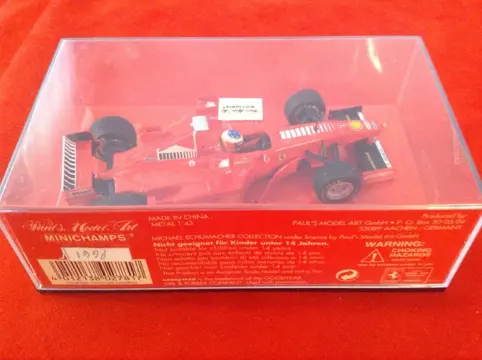 Minichamps - 1:43 - ref. #984300 Ferrari F300 F.1 Test Car Fiorano 1998 - black carbon fibre