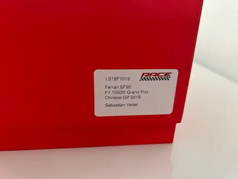 Look Smart - 1:18 - Sebastiaan Vettel SF90 - ferrari - 2019 GP China 1000th GP