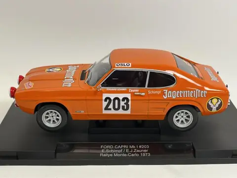 MCG - 1:18 - Ford Capri MK I 1973 Jagermeister #203 -Rallye Monte Carlo