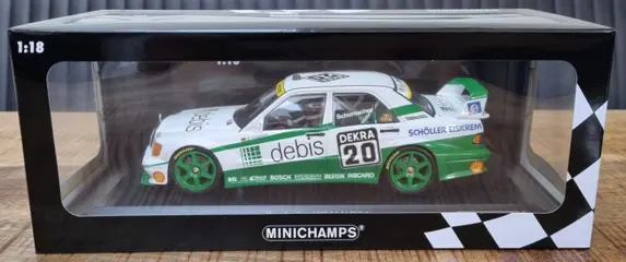 Minichamps - 1:18 - Mercedes-Benz 190E 2.5-16 EVO 2 - Team Zakspeed - #20 Michael Schumacher - DTM 1991 - Limited Edition 300 pcs.