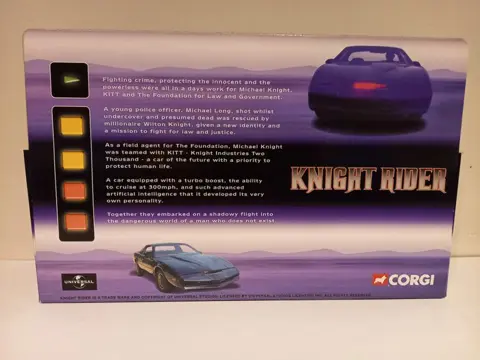 Corgi - 1:36 - Pontiac Transam 'KITT' Knight Rider - Contains detailed scale model and hand painted metal figure for the adult collector