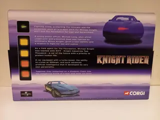 Corgi - 1:36 - Pontiac Transam 'KITT' Knight Rider - Contains detailed scale model and hand painted metal figure for the adult collector