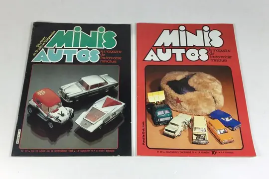 Minis Autos Magazine - Magazine - 81 nummers van het Franse modelautoblad "Minis-Autos" 1975-1983